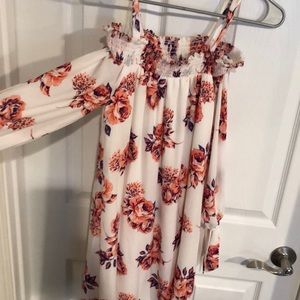 Off the shoulder dress